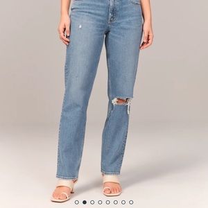 Abercrombie The 90’s Straight Low Rise Jeans
